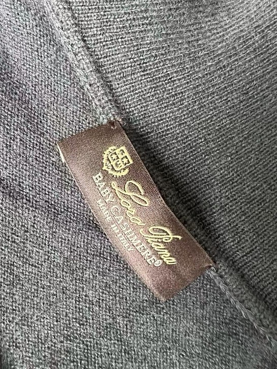 Мужская водолазка Loro Piana Premium - Dark Gray