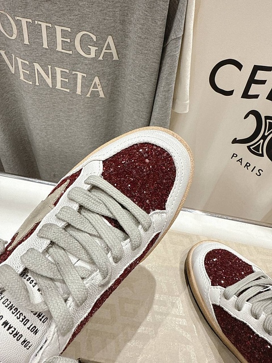 Женские кожаные кроссовки Golden Goose Super Star premium