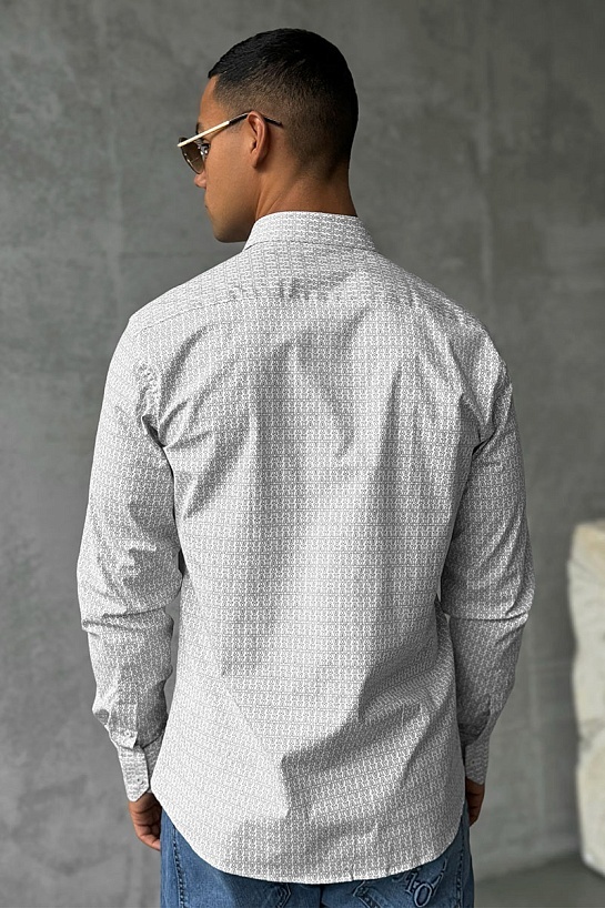 Мужская белая рубашка Armani Exchange