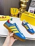 Женские кроссовки Gucci x Adidas Gazelle Collaboration - Blue