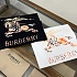 Мужская чёрная футболка Burberry premium