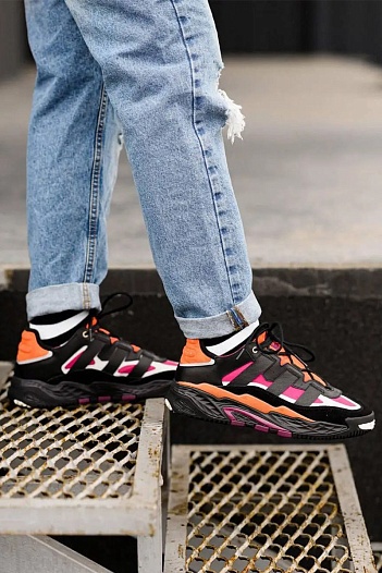 Кроссовки Adidas Niteball Black Power Berry   