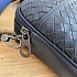 Кожаная сумка Bottega Veneta Intrecciato crossbody 20x14 - Navy