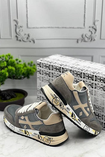 Замшевые кроссовки Premiata Mick - Beige   