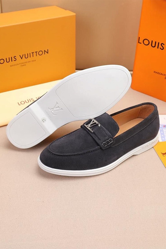 Мужские замшевые лоферы Louis Vuitton Estate
