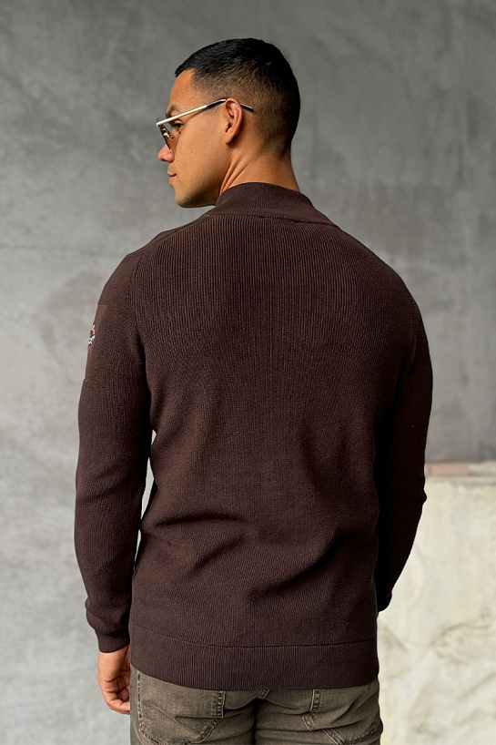 Мужская кофта Paul & Shark zip-up - Brown