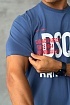 Мужская синяя футболка Dsquared2 Brothers