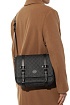 Кожаная сумка-мессенджер Gucci GG Premium 28x20x8 см - Black