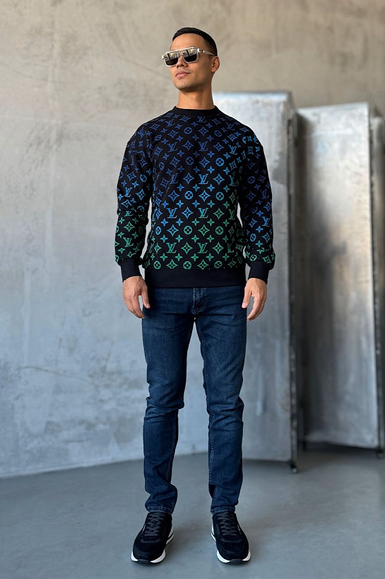 Мужской свитшот Louis Vuitton Gradient Monogram