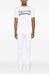 Мужская белая футболка Dsquared2 logo-print