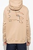 Бежевое худи Burberry Ekd Inlay 'Marks'