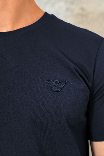 Мужская футболка Emporio Armani 7 цвета индиго   