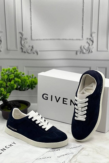Мужские замшевые кроссовки Givenchy Town - Navy   
