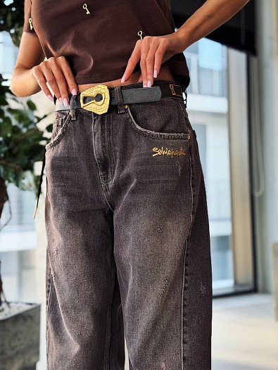 Женские багги джинсы Schiaparelli premium   