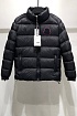 Мужская брендовая куртка Moncler чёрного цвета