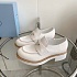 Женские кожаные лоферы Prada Premium - White