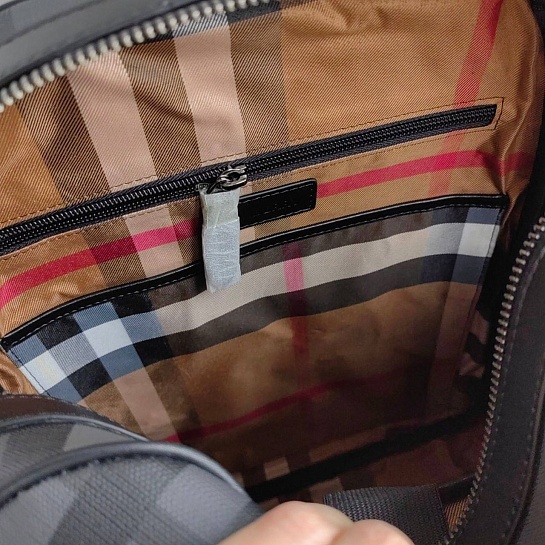 Кожаный рюкзак Burberry London Check 39х28x9 см
