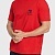 Футболка красного цвета Tommy Hilfiger logo-embroidered
