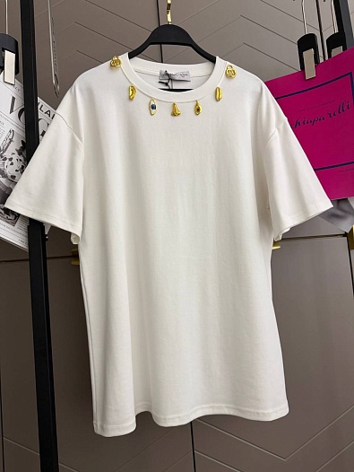 Женская базовая футболка Schiaparelli premium - White   