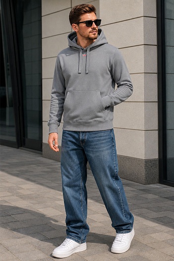 Мужское худи Diesel S-Ginn-Hood-D - Grey   