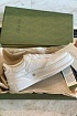 Мужские кожаные кроссовки Gucci - White