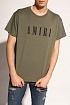 Футболка зелёного цвета Amiri core logo