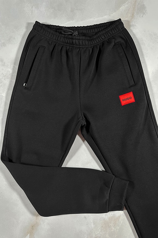 Утеплённые штаны на флисе Hugo Boss - Black