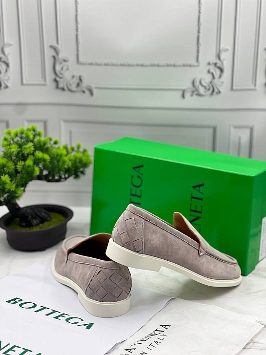Мужские замшевые лоферы Bottega Veneta