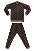 Чёрные спортивные штаны Gucci GG monogram