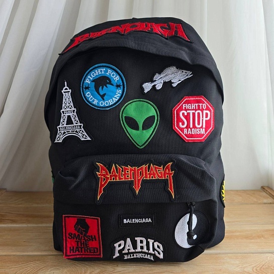 Текстильный рюкзак Balenciaga Explorer Animation 42x32 см