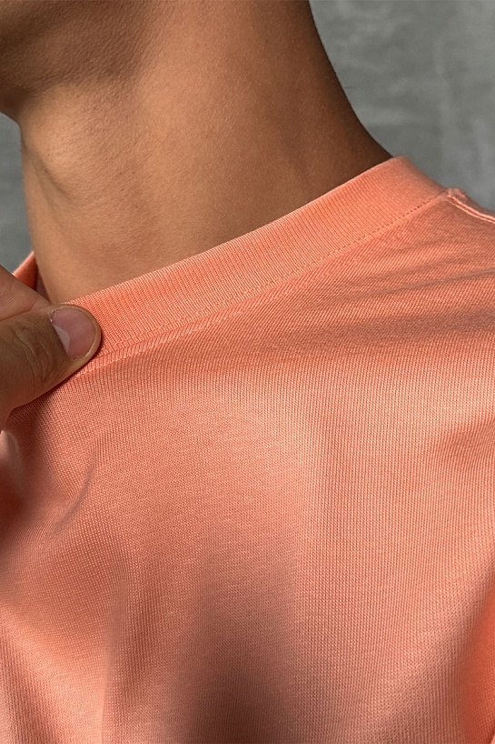 Футболка Dolce & Gabbana logo-plaque - Peach