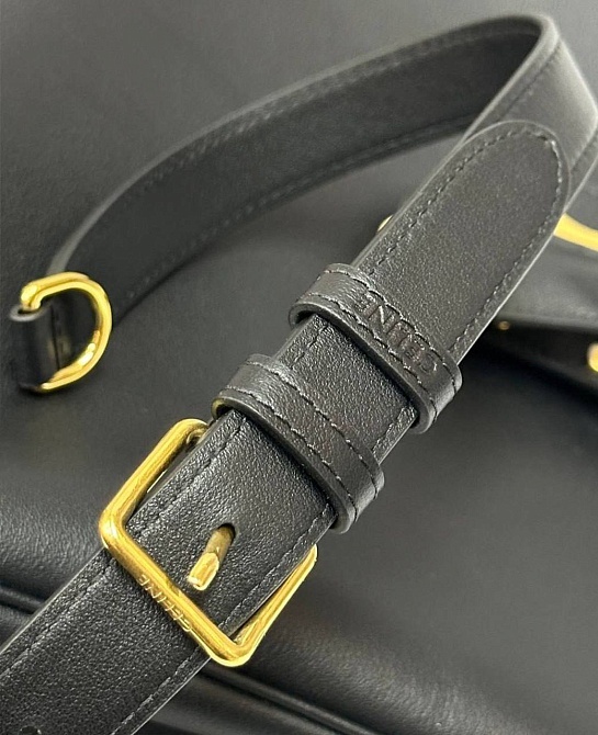 Женская сумка Celine Appoline Medium Premium 37.5x22x16 см - Black