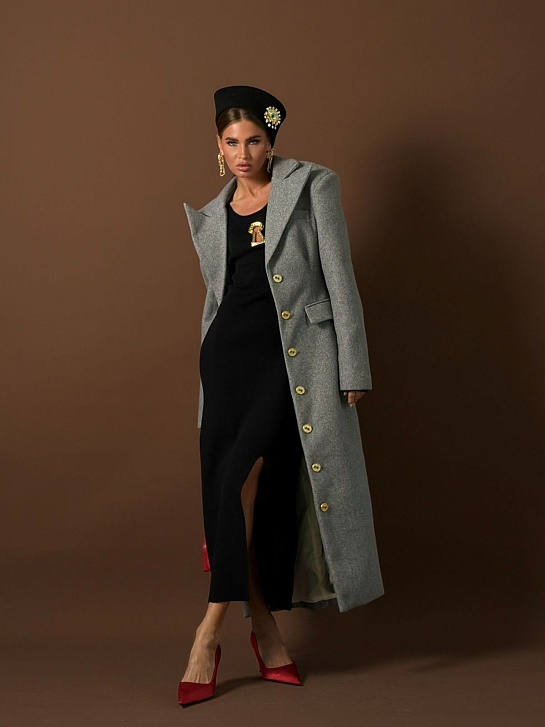 Женское чёрное платье Schiaparelli