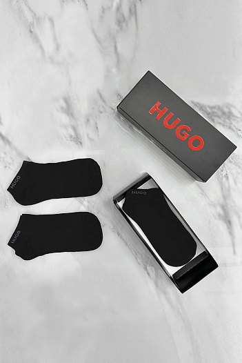 Комплект чёрных носков Hugo Boss   