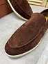 Мужские замшевые лоферы Loro Piana