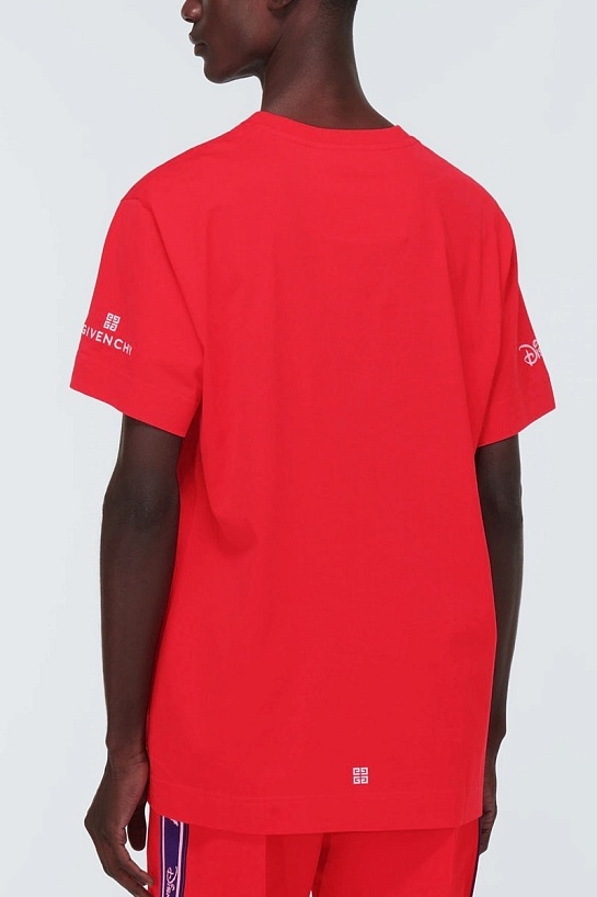 Красная футболка Givenchy x Disney Oswald The Rabbit