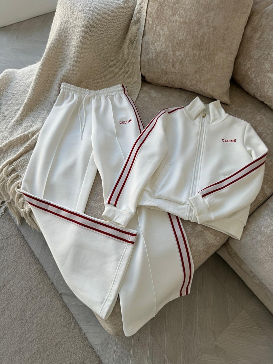 Женский костюм Celine белого цвета