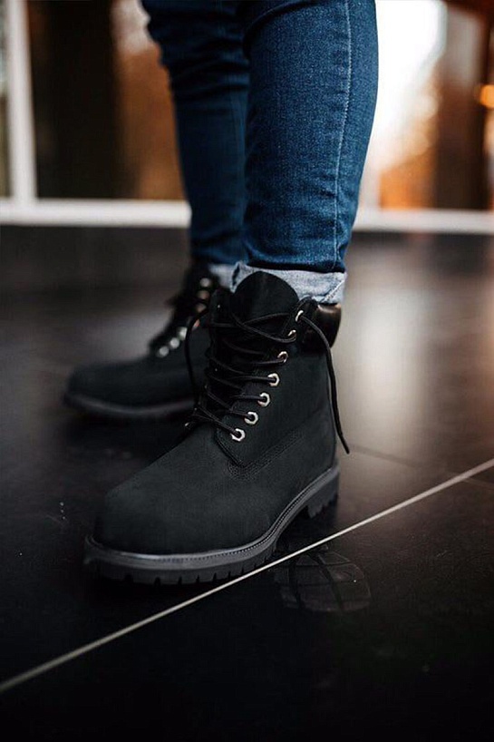 Мужские ботинки Timberland Black Termo