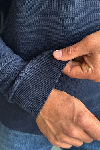 Мужская кофта Hugo Boss тёмно-синего цвета   