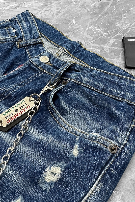 Мужские джинсовые шорты Dsquared2
