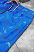 Мужские синие шорты Paul & Shark shark-print