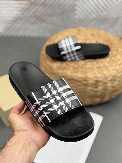 Мужские шлёпанцы Burberry Furley Check   