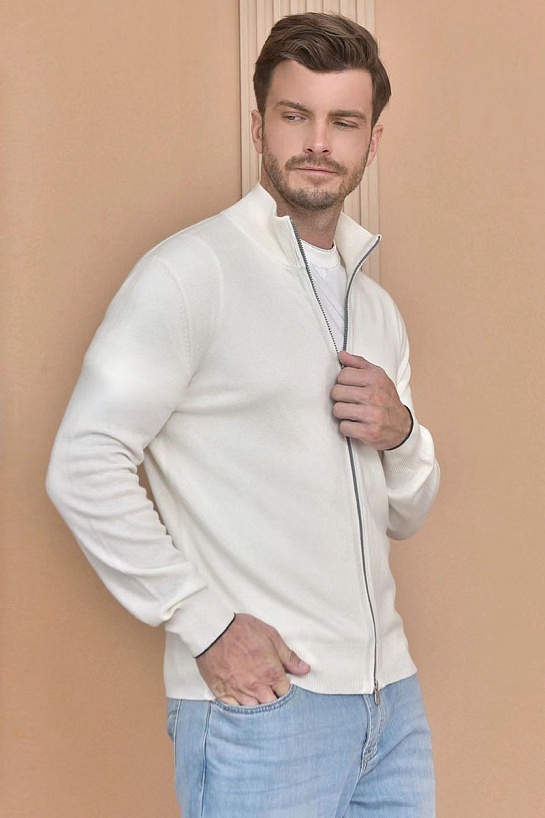 Кашемировый свитер Brunello Cucinelli Premium - White