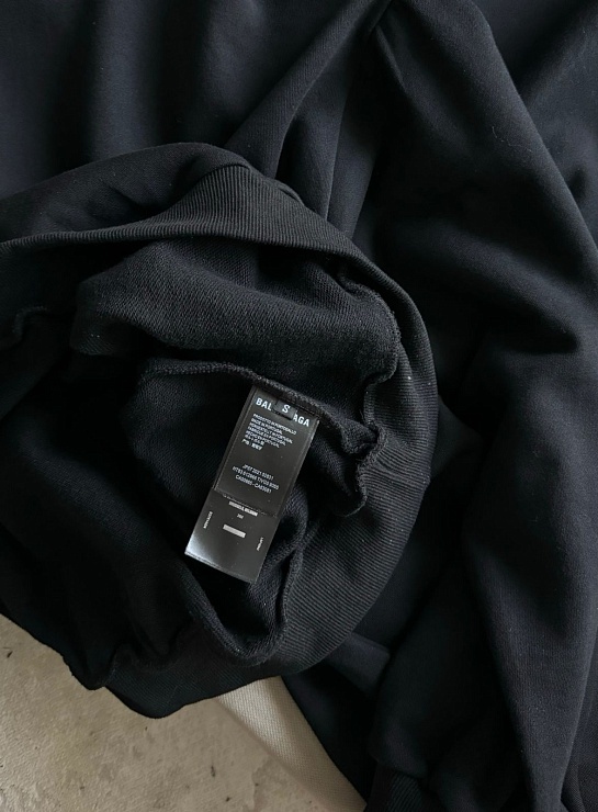 Женский чёрный оверсайз костюм Balenciaga