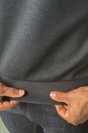 Мужской свитшот Hermes чёрного цвета   