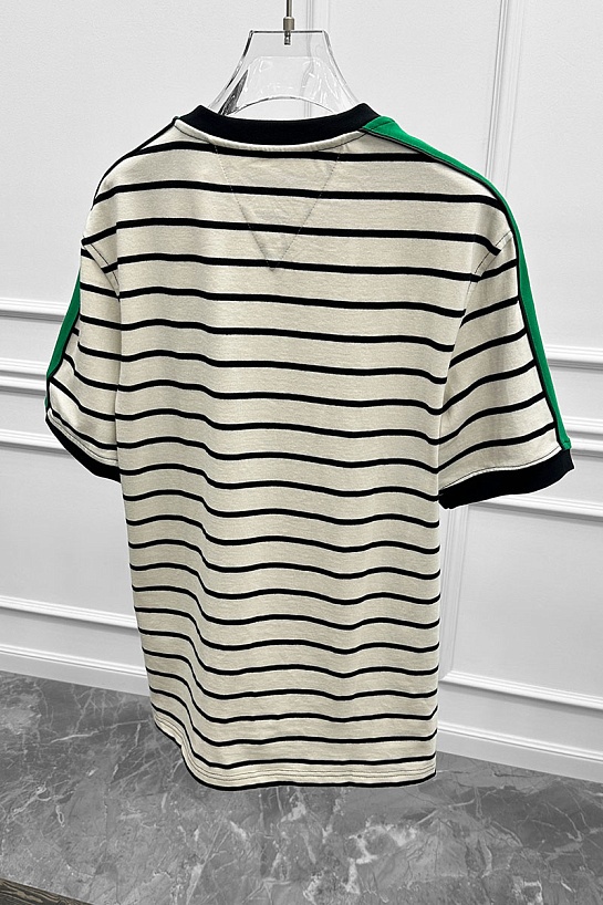 Оверсайз футболка Bottega Veneta - Beige / Green