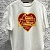 Белая оверсайз футболка Louis Vuitton Nigo Heart Logo