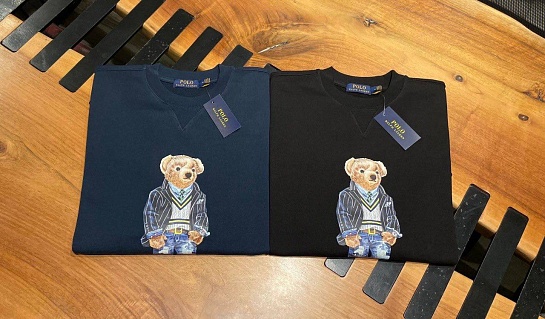Тёмно-синий свитшот Polo Ralph Lauren "Bear"
