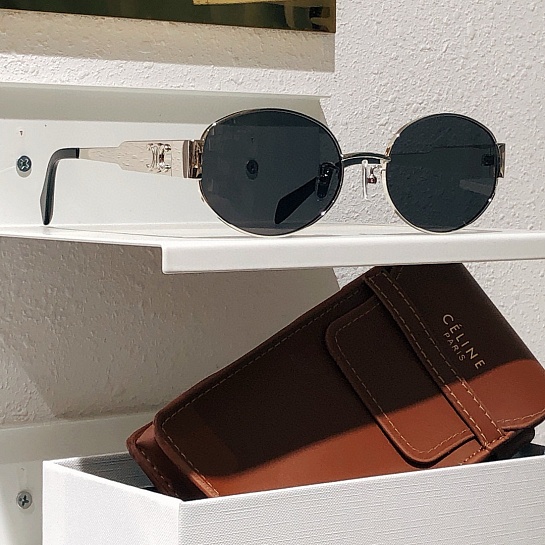 Солнцезащитные очки Celine Triomphe - Black / Silver