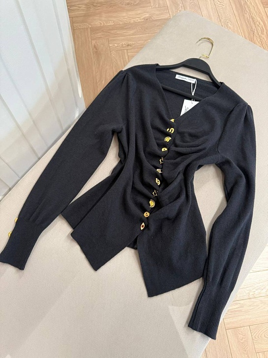 Женская кофта серого цвета Schiaparelli Premium